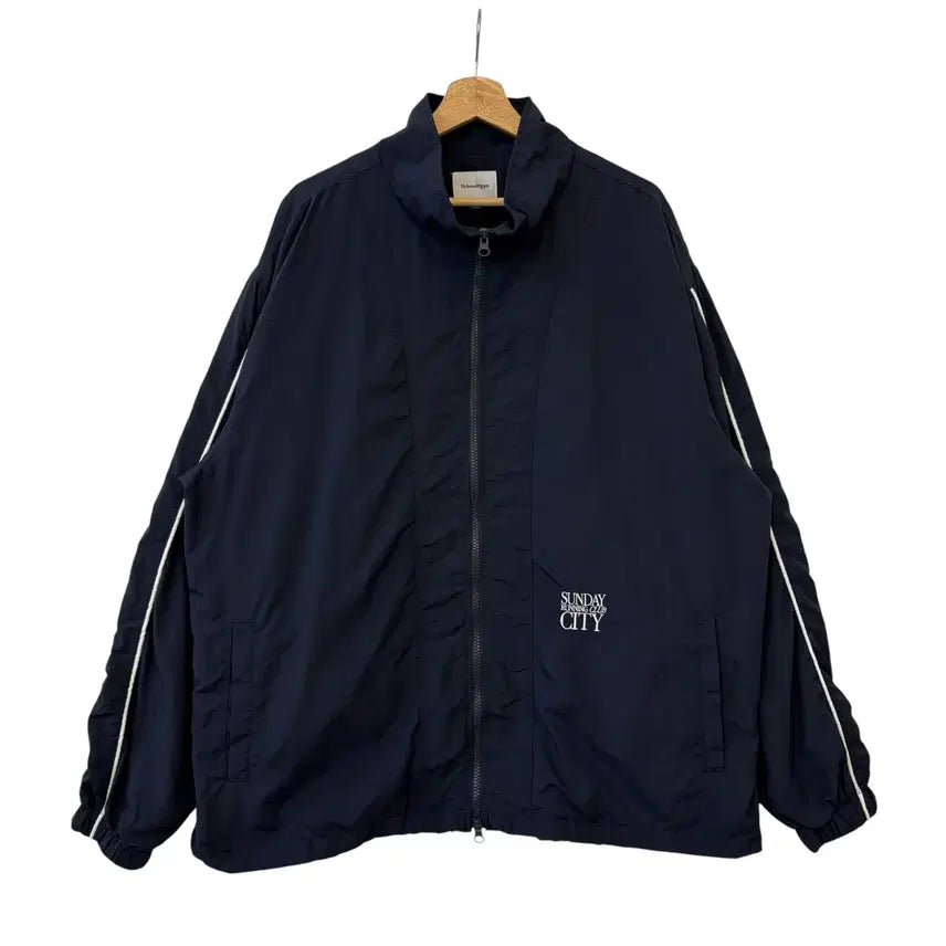 [BUNJANG] Urban Type OL209 Running Club Track Jacket Navy L / 어반디타입 OL209 러닝클럽 트랙 자켓 네이비 L 정품