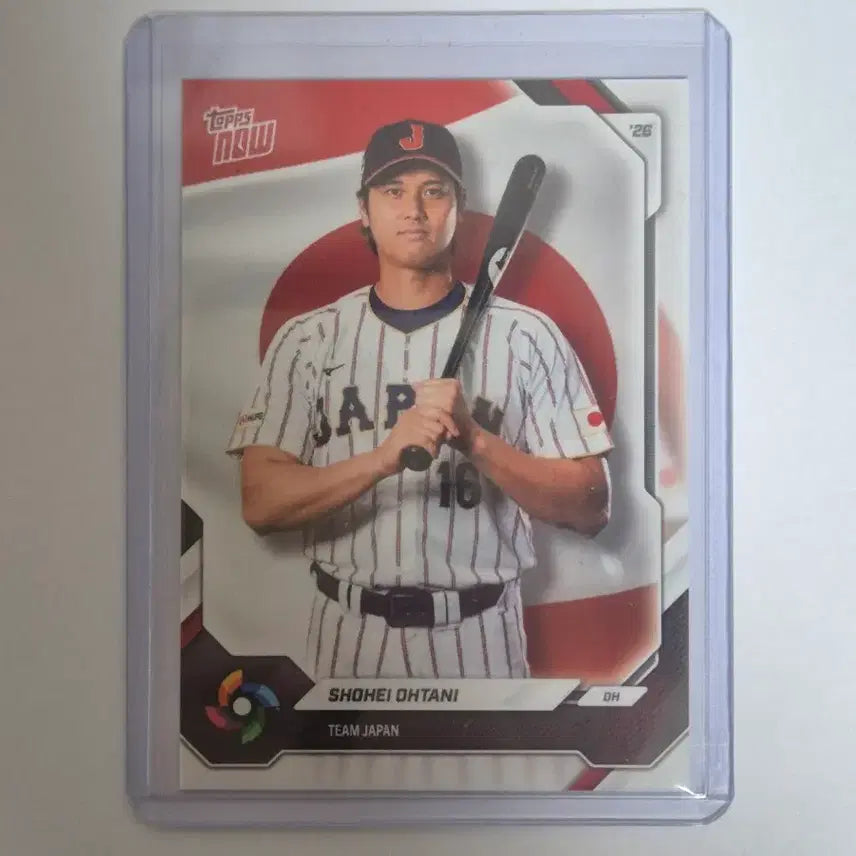 [BUNJANG] Tops Now WBC Shohei Ohtani Japan Profile Card / 탑스 나우 WBC 야구 일본 오타니 쇼헤이 프로필 카드