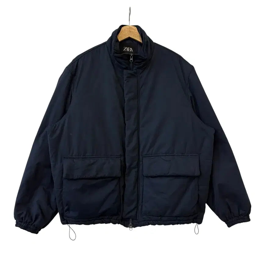 [BUNJANG] Zara Utility Padded Jacket Navy M / 자라 유틸리티 패딩 자켓 네이비 M 정품