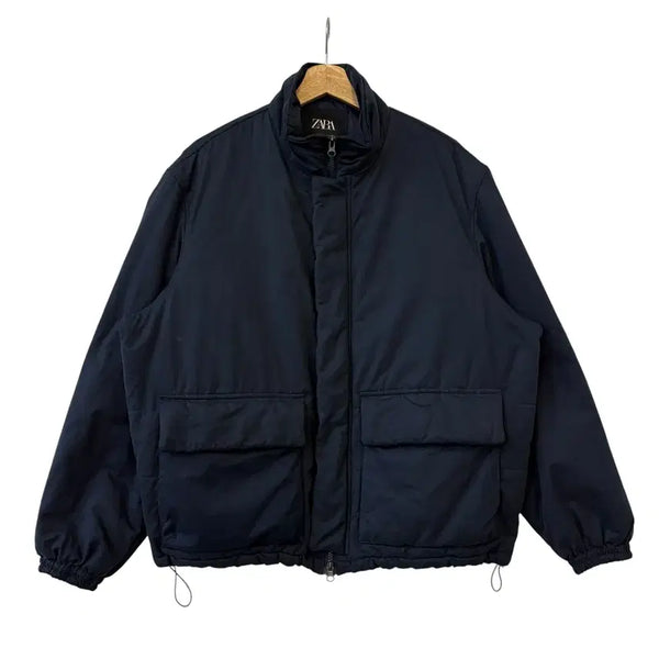 [BUNJANG] Zara Utility Padded Jacket Navy M / 자라 유틸리티 패딩 자켓 네이비 M 정품