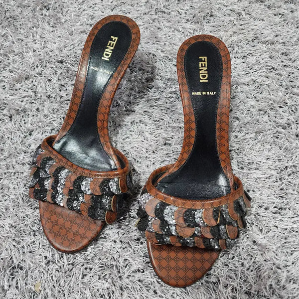 [BUNJANG] Fendi Mules Sandals Size 37 / 펜디 뮬 샌들 37