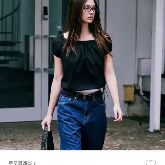 [BUNJANG] LOW CLASSIC Black Top / 로우클래식 탑 블랙