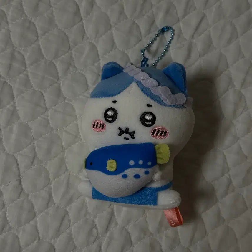 [BUNJANG] Nijisanji Fuwafuwa Fuwamaco Hachiware Fugu Keychain Plush / 먼작귀 하치와레 일본 지역 한정 복어 키링 인형 (택X)