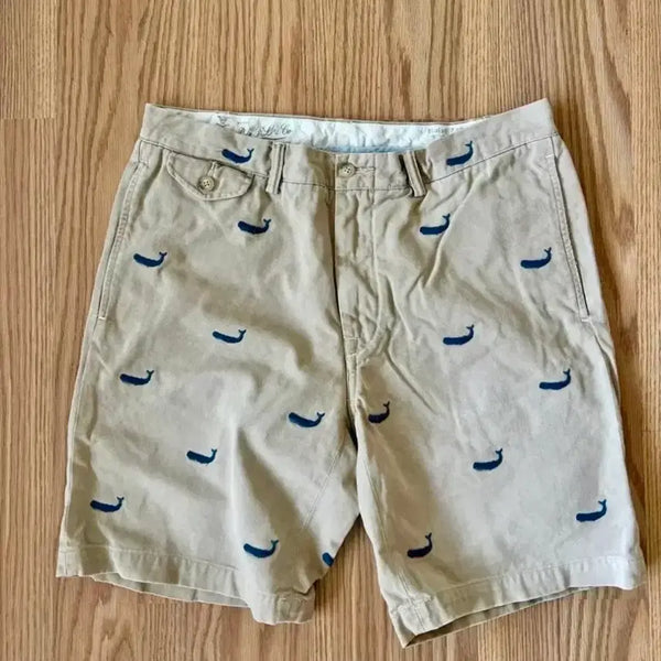 [BUNJANG] Polo Ralph Lauren Whale Embroidery Shorts Size 34 / 폴로랄프로렌 고래 자수 반바지 34사이즈판매