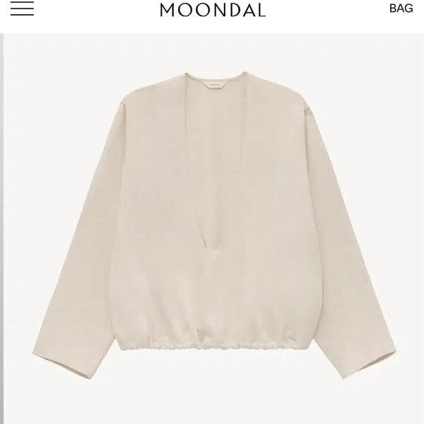 [BUNJANG] Mundal Layered Top Ivory / 문달 레이어드 탑 아이보리