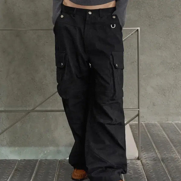[BUNJANG] Rakeike Open Pocket Cargo Pants S / 락케이크 오픈 포켓 카고 팬츠 S
