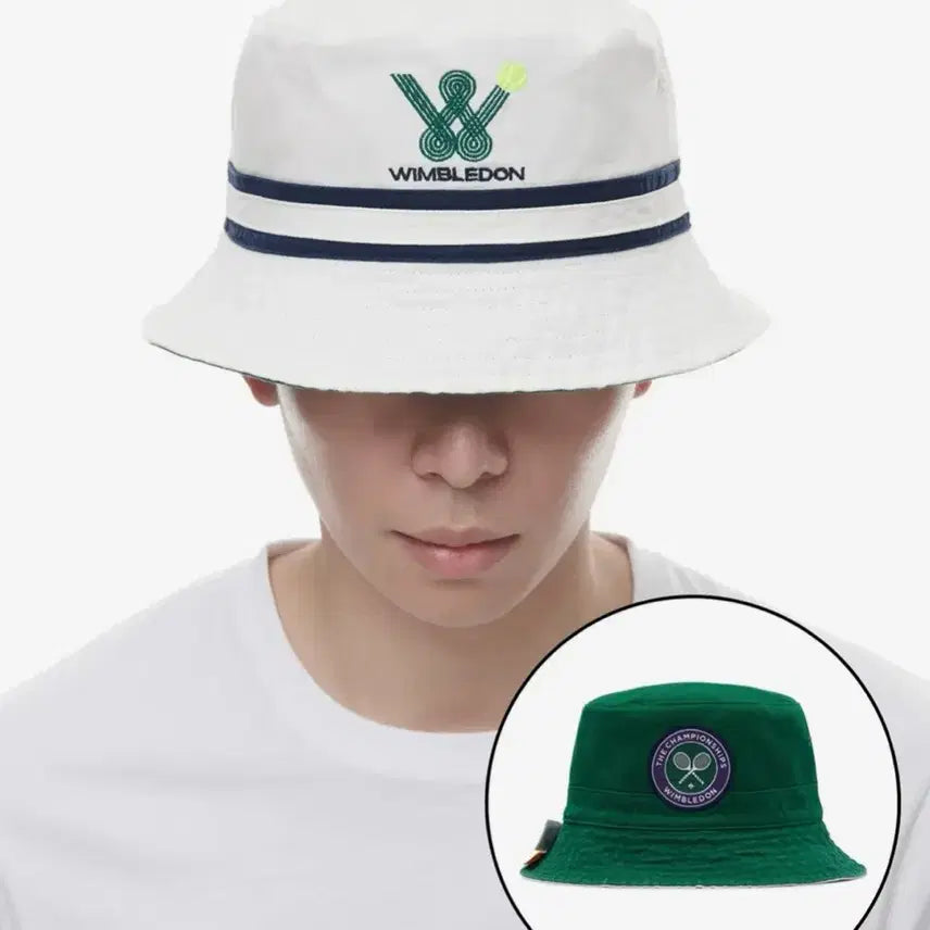 [BUNJANG] Polo Ralph Lauren Wimbledon Reversible Bucket Hat Multi-color / (새상품)폴로랄프로렌 윔블던 리버시블 버킷 햇 멀티컬러 S/M