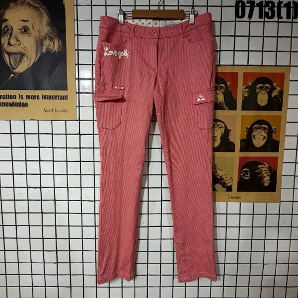 [BUNJANG] Le Coq Sportif Golf Women's Pink Pants Size 73 / 르꼬끄 골프 여성 바지 핑크 73