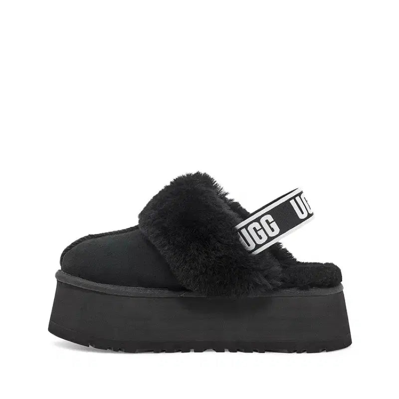 [BUNJANG] UGG Suede Strap Platform Slippers / Ugg 어그 스웨이드 스트랩 플랫폼 슬리퍼