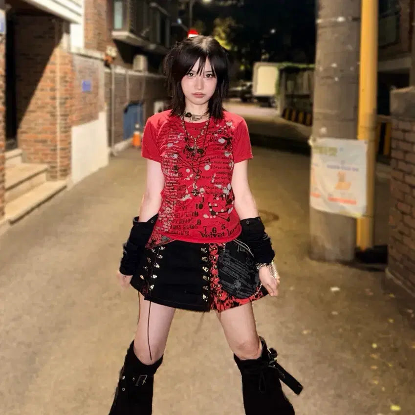 [BUNJANG] Madpunk Skirt / 매드펑크 스커트