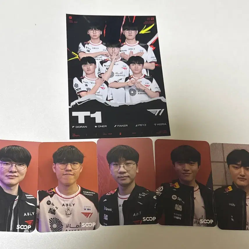 [BUNJANG] T1 Player Photocard / T1 선수단 포토카드
