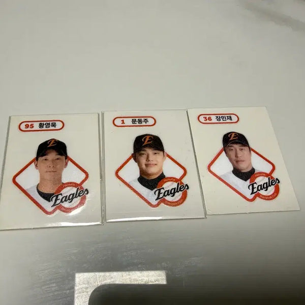 [BUNJANG] Hanwha Eagles Moon Dong-ju Hwang Young-mook Jang Min-jae Sticker Set / 한화이글스 띠부씰 문동주 황영묵 장민재