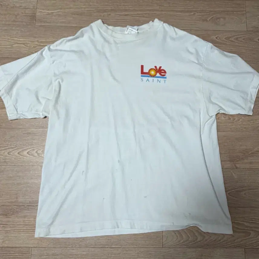 [BUNJANG] Saint Michael Love T-Shirt XL / 세인트미카엘 love 티셔츠 XL사이즈