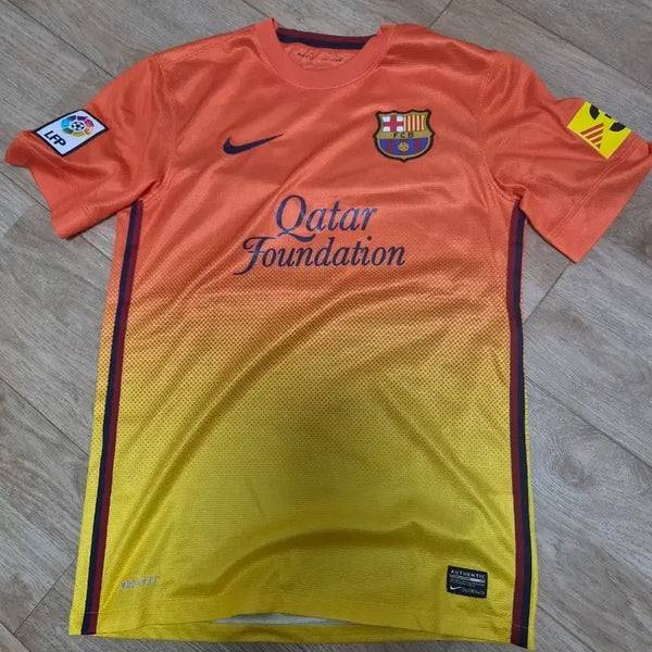 [BUNJANG] FC Barcelona 2012-13 Orange Kit Jersey / (오늘 까지만)FC바르셀로나 2012-13시즌 오렌지 킷