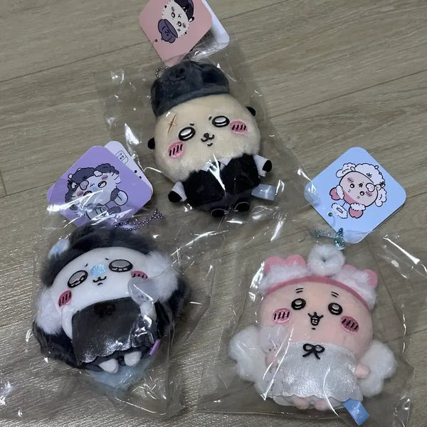 [BUNJANG] Chiikawa Market 2025 Halloween Mascot Bundle (Angel Kani, Demon Momonga, Racco) / 치이카와마켓 2025 할로윈 천사 카니 악마 모몽가 랏코 마스코트