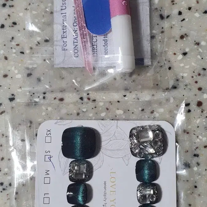 [BUNJANG] Toenail Nail Tip Set - Bundle / 발톱 네일팁 세트 일괄