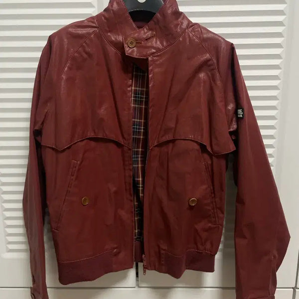 [BUNJANG] Mischief Red Leather Jacket / 미스치프 레드 레더자켓