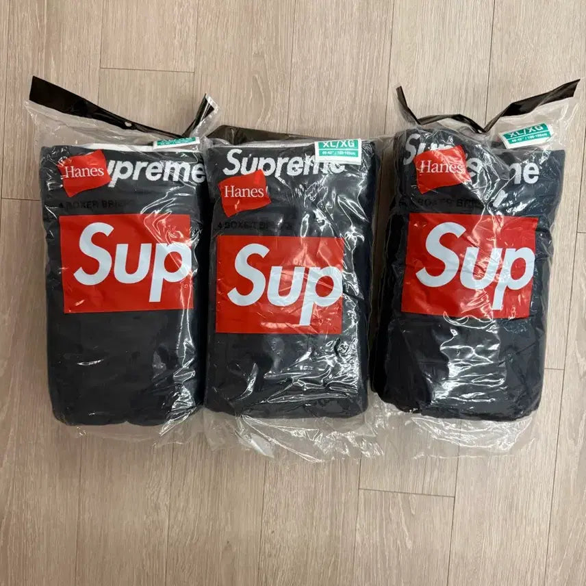 [BUNJANG] Supreme Boxer Briefs Black XL / 각개판매)슈프림 팬티 박서 브리프 블랙 XL