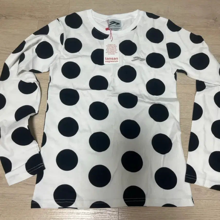 [BUNJANG] Magnesium Carbonate Dot Long Sleeve / 탄산마그네슘 도트 롱슬리브