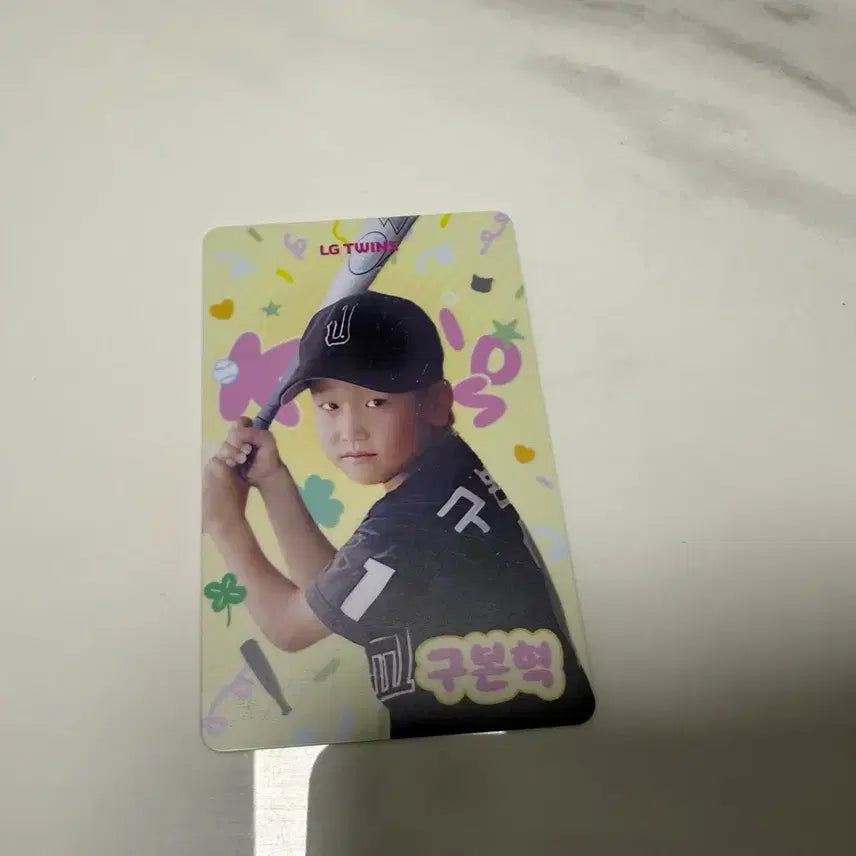 [BUNJANG] LG Twins Koo Bon-hyeok Children's Day Photocard / 엘지트윈스 구본혁 어린이날 포토카드