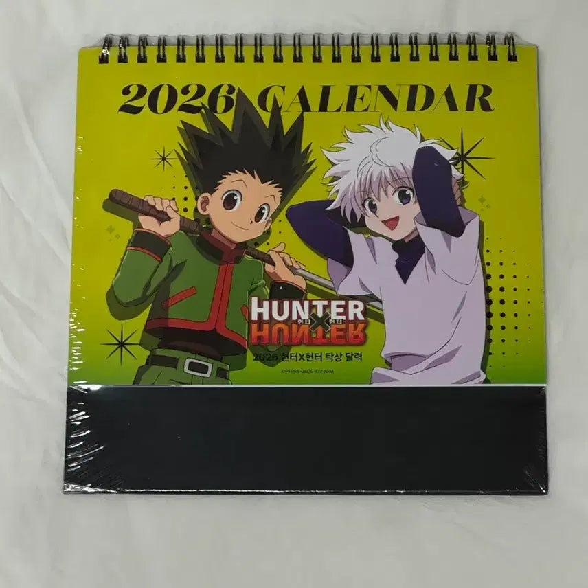 [BUNJANG] Hunter x Hunter 2026 Desk Calendar Gon & Killua / 미개봉 헌터헌터 2026 탁상 달력 곤 키르아