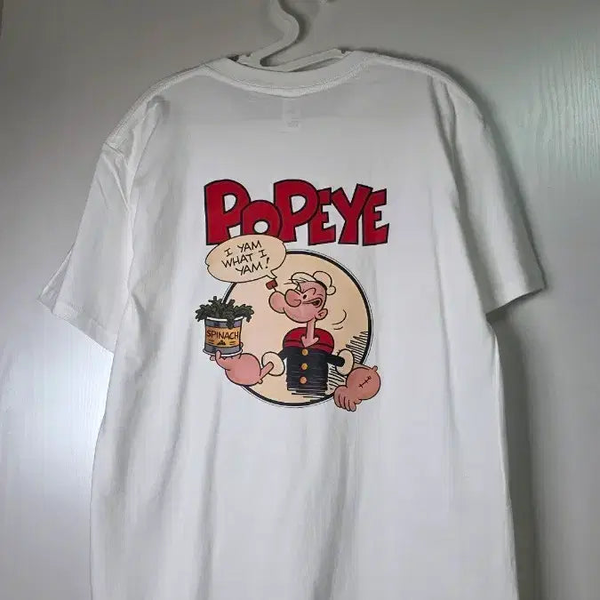 [BUNJANG] Popeye Loose Fit Short Sleeve T-Shirt / (새상품) 뽀빠이 루즈핏  반팔티 / M 여성