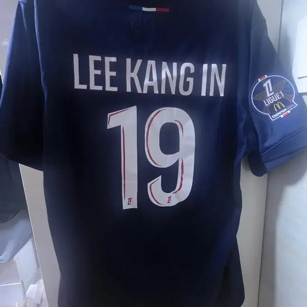 [BUNJANG] Paris Saint-Germain (PSG) Lee Kang-in Player Edition Jersey (L) / PSG 파리생제맹 이강인 마킹 유니폼 L size 양도