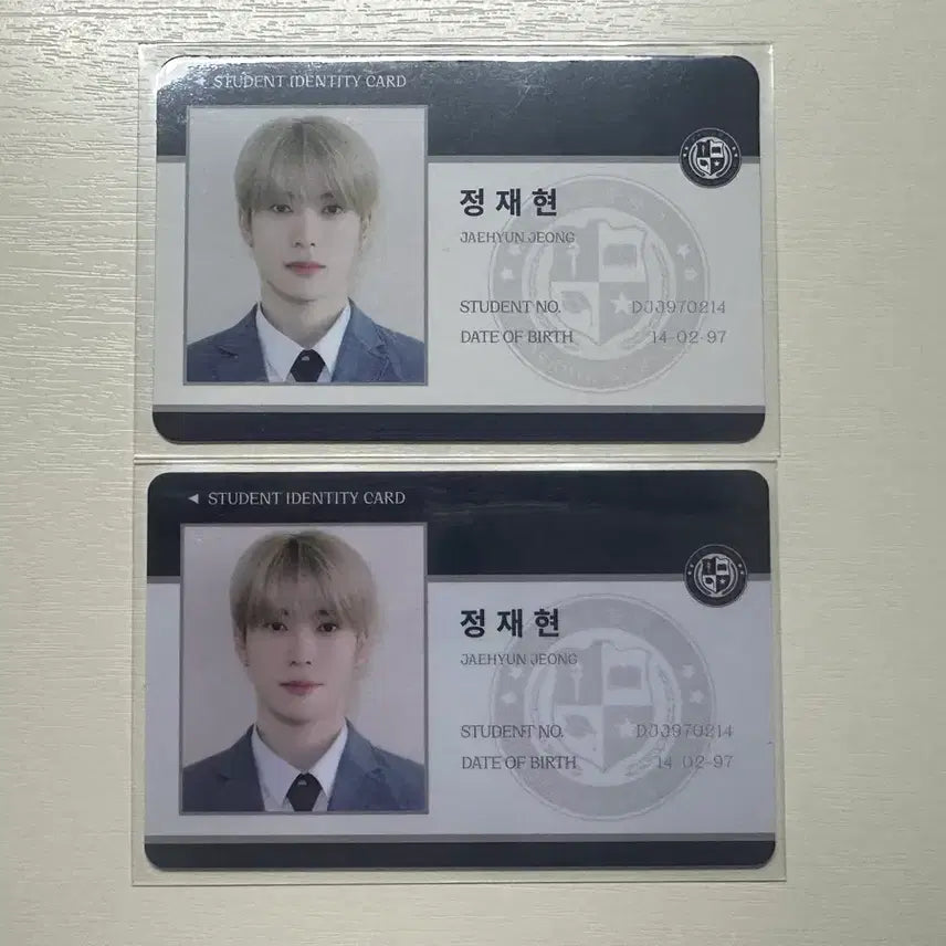 [BUNJANG] NCT 127 DoJaeJeong Student Version Set Photocard / nct127 엔시티 도재정 학생즈 스페셜+일반 2장