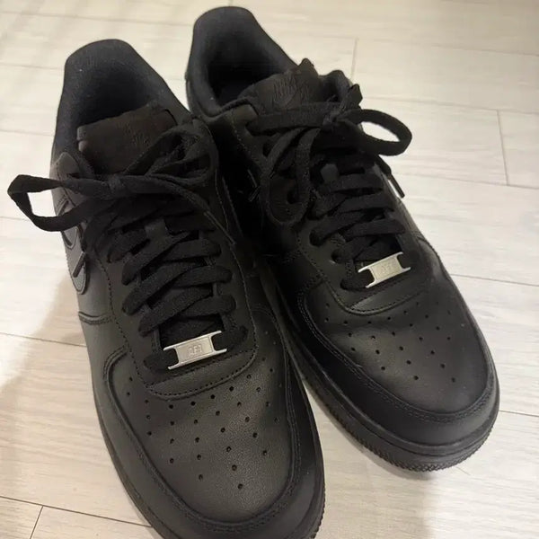 [BUNJANG] Nike Air Force 1 Low Black / 나이키 에어포스 로우 블랙 2회착 팝니다