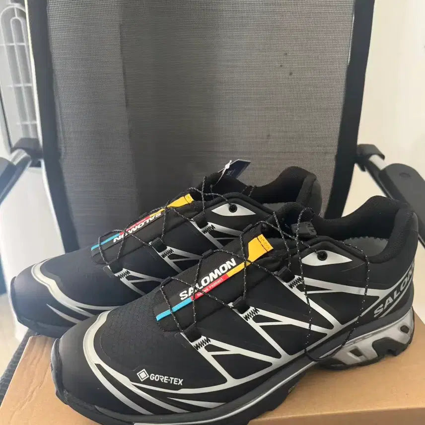 [BUNJANG] Salomon XT-6 GORE-TEX Black Silver / 살로몬 XT-6 고어텍스 블랙 실버 270MM