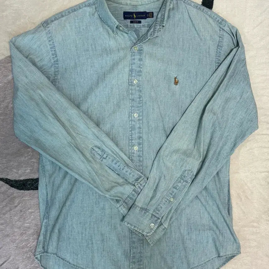 [BUNJANG] Polo Ralph Lauren Chambray Shirt / [L] 폴로 데님 샴브레이 셔츠