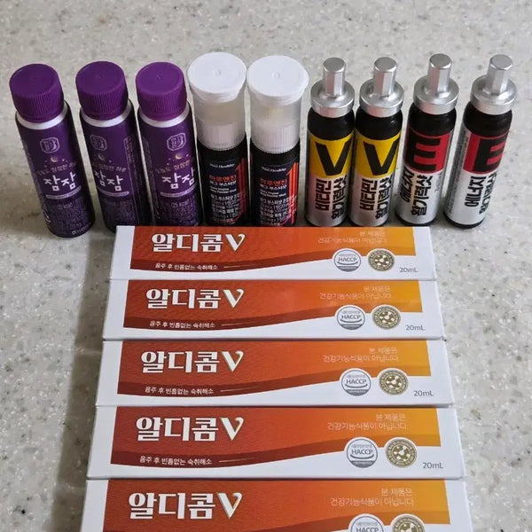 [BUNJANG] ZzamZzam, Booster Shot, Vitality Shot, AldiCom Bundle Set / 잠잠, 부스터샷, 활기력샷, 알디콤 일괄