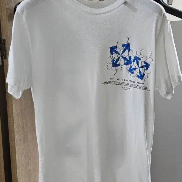 [BUNJANG] Off-White Fence Arrow Slim Fit T-Shirt White S / 오프화이트 펜스 애로우 반팔티 화이트 슬림핏 S(95)
