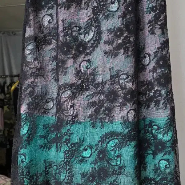 [BUNJANG] System Lace Long Skirt / 시스템 레이스 스커트