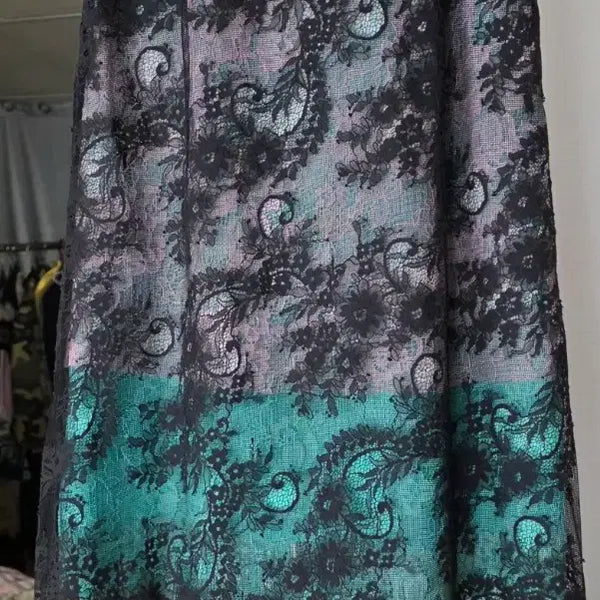 [BUNJANG] System Lace Long Skirt / 시스템 레이스 스커트