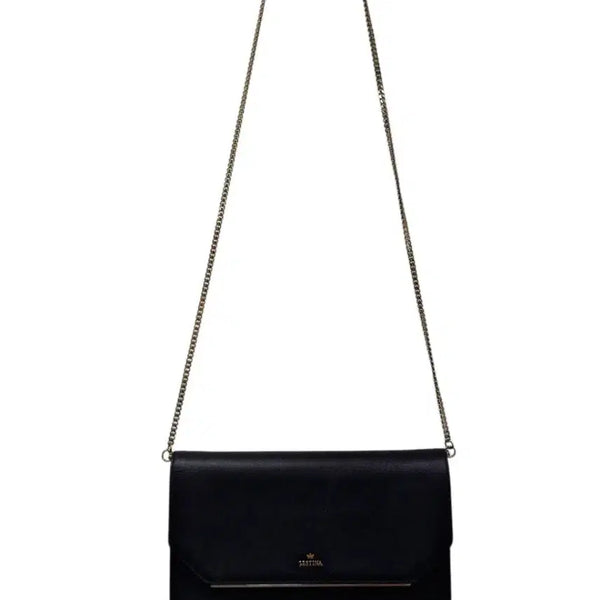[BUNJANG] J.ESTINA Chain Crossbody Bag Leather Black / 제이에스티나 체인크로스백 (택포)