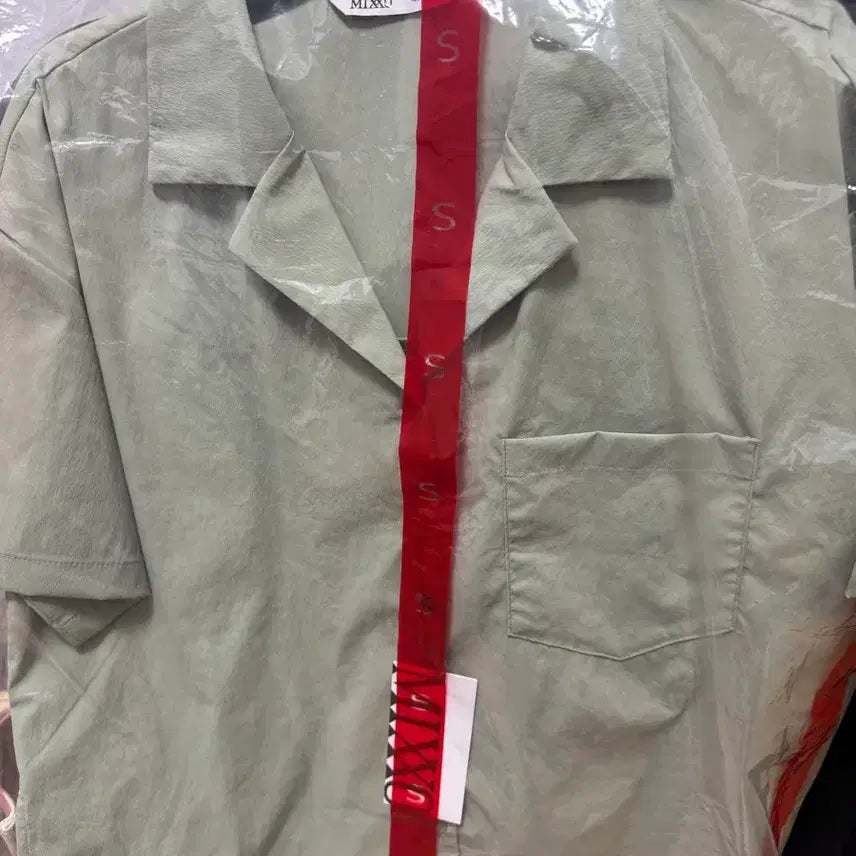 [BUNJANG] MIXXO Pocket Short Sleeve Shirt Light Green / (새제품) MIXXO 미쏘 포켓 반팔 셔츠