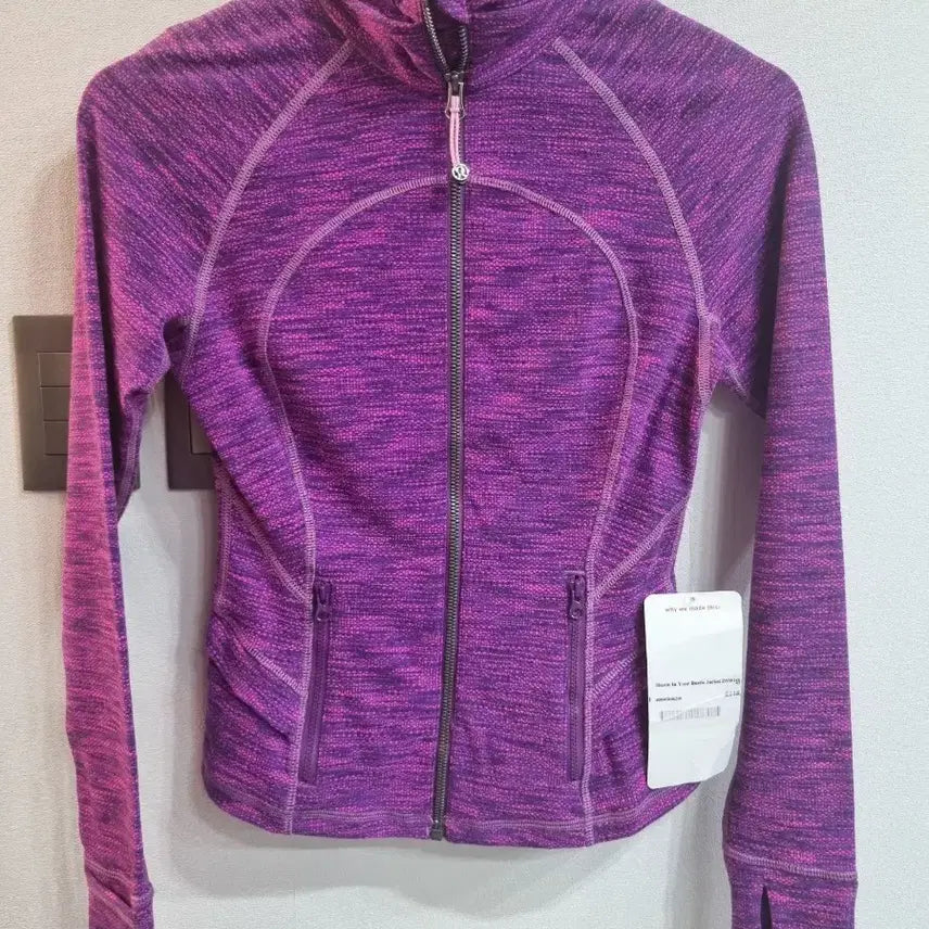 [BUNJANG] Lululemon Women's Zip-Up Jacket Purple Size 4 / 4/ 룰루레몬 여성 집업 자켓 퍼플