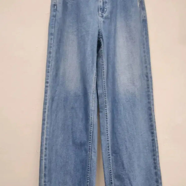 [BUNJANG] MLB New York Yankees Wide Leg Denim Pants / 28인치)MLB 뉴욕양키스 와이드 데님팬츠(25년 모델)(S 70)