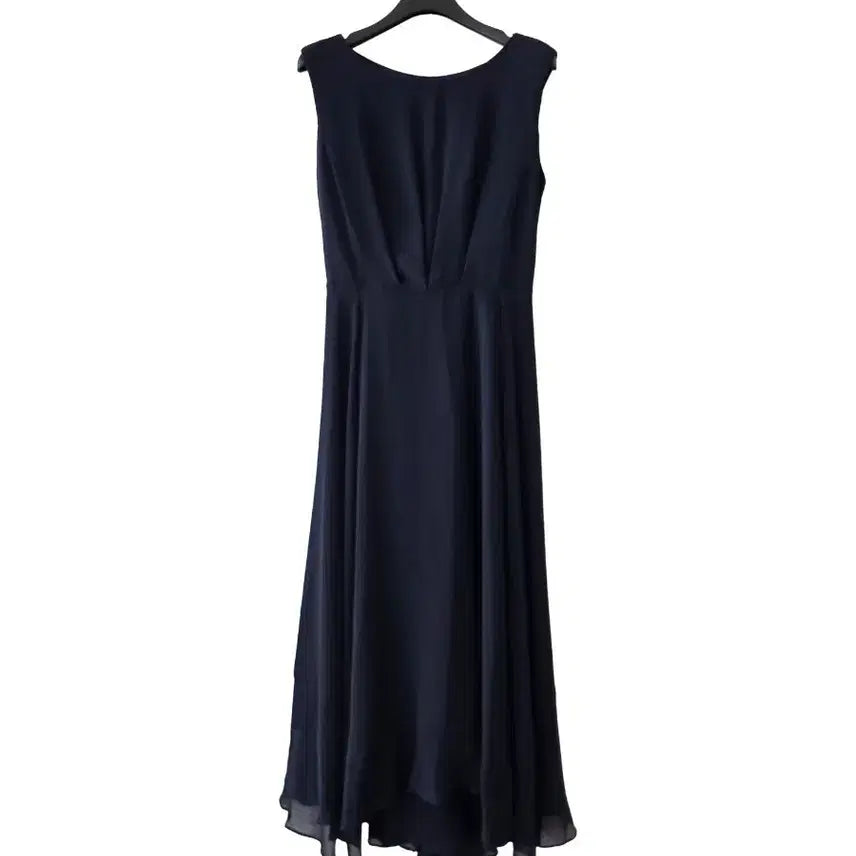 [BUNJANG] Sleeveless Chiffon Dress Navy / F/네이비 민소매 시폰원피스