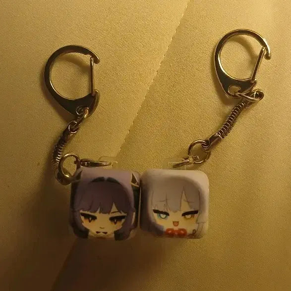 [BUNJANG] Stellive Buchi Huya Keycap Keyring Bundle Set / 스텔라이브 부키 후야 키캡 키링 일괄 판매