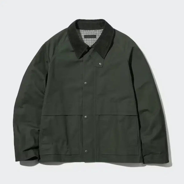 [BUNJANG] Uniqlo Short Utility Jacket Olive 2XL / [새상품] 유니클로 쇼트 유틸리티 자켓 2XL 올리브
