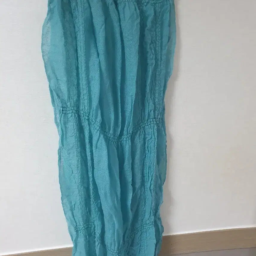 [BUNJANG] Cocomoori Krubinji Hug Me Vintage Shawl Scarf / 청록색 빈티지 숄 스카프 코코모리 크루빈티지 허그미