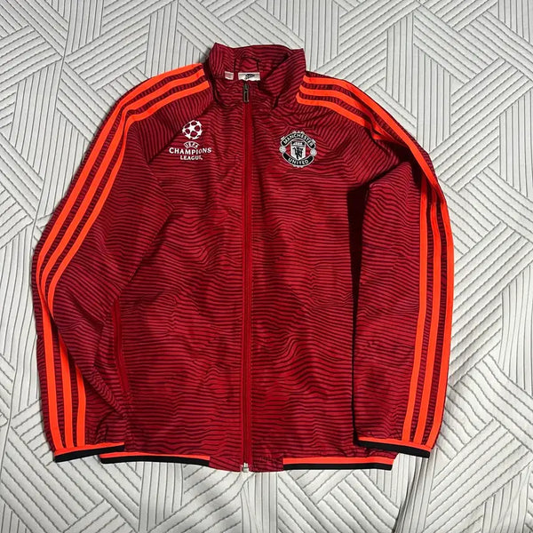 [BUNJANG] Adidas Manchester United Kids/Women's Windbreaker Training Tracksuit Top / 아디다스 맨유 여성 바람막이 73 트레이닝복 트랙 아동 축구 유니폼