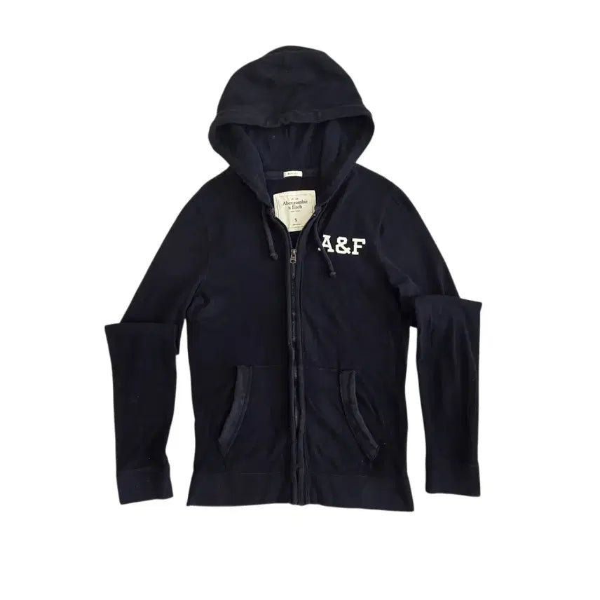[BUNJANG] Abercrombie Vintage Y2K Fitted Hoodie Zip-Up / Abercrombie 아베크롬비 빈티지 y2k 딱붙 후드 집업