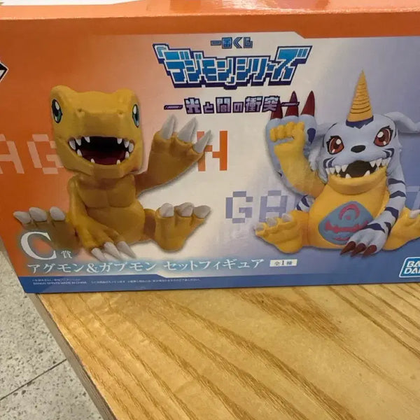 [BUNJANG] Ichiban Kuji Digimon Agumon & Gabumon C Prize Figure Set / 제일복권 디지몬 아구몬 파피몬 C상 피규어