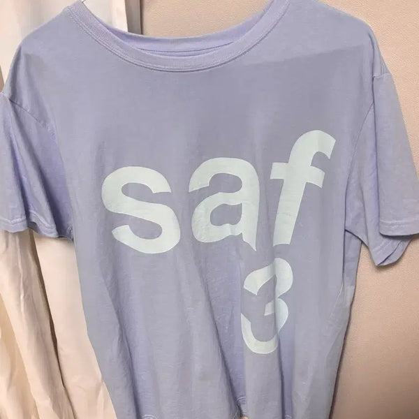 [BUNJANG] Safarispot Short Sleeve T-Shirt Sky Blue / 사파리스팟 반팔 스카이블루