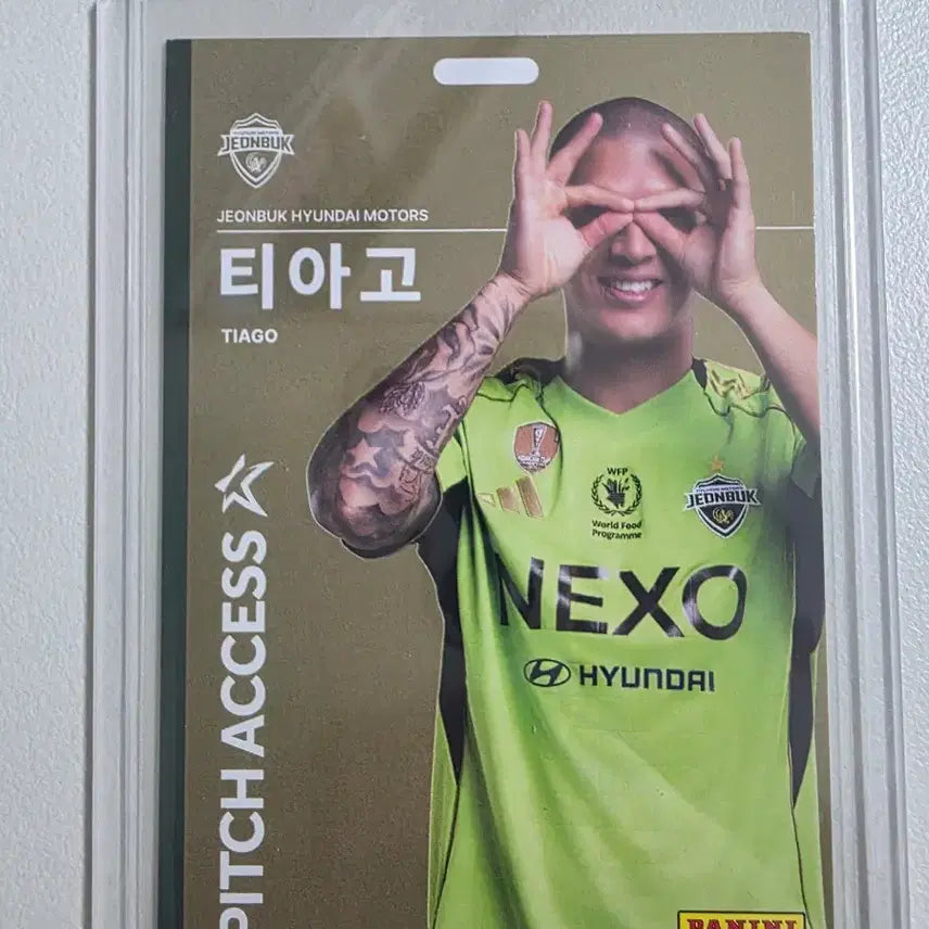 [BUNJANG] Panini K League Thiago Pitch Access Gold Card 2026 / 레어)2026 k리그 파니니 티아고 Pitch Access 골드 전북현대