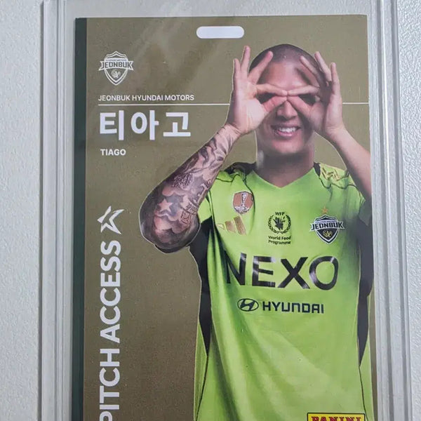 [BUNJANG] Panini K League Thiago Pitch Access Gold Card 2026 / 레어)2026 k리그 파니니 티아고 Pitch Access 골드 전북현대