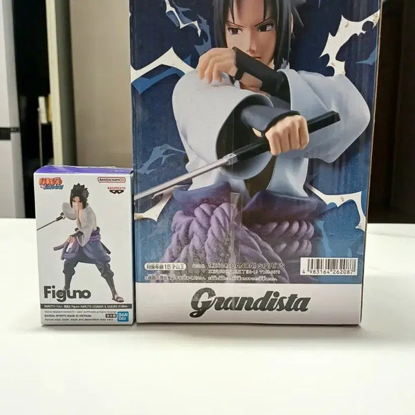 [BUNJANG] Naruto Sasuke Grandista & Figuno Figure Bundle / 나루토 사스케 그란디스타&피규노 figuno 피규어 일괄